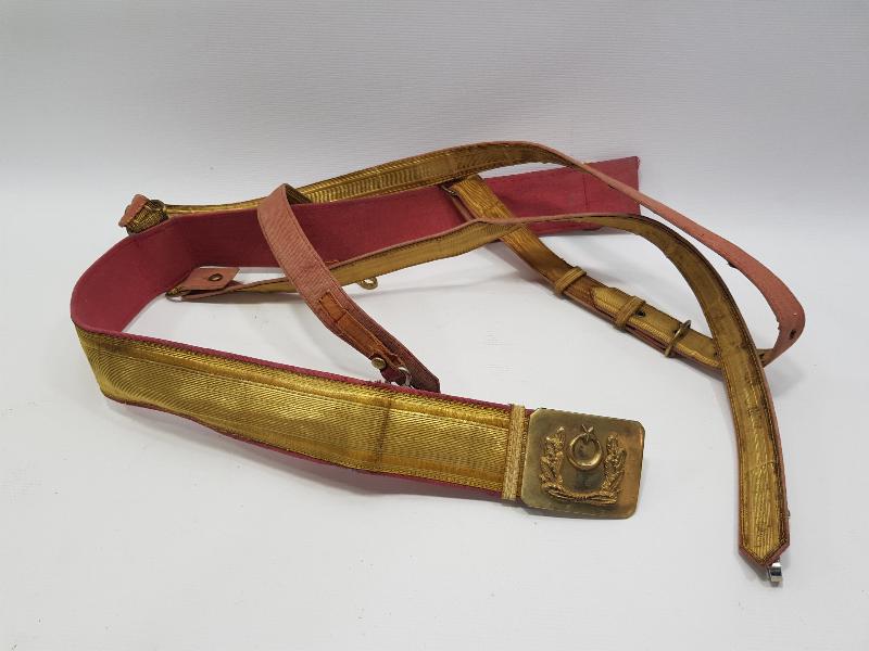ANTİKA ALTIN SIRMA SUBAY KEMERİ 