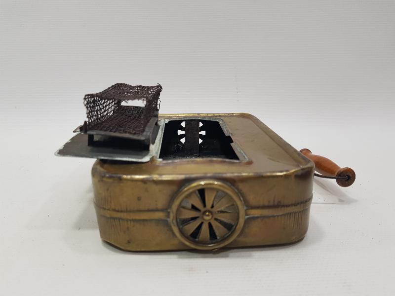 ANTİKA BREVETE MARKA TAŞINABİLİR PİRİNÇ SOBA