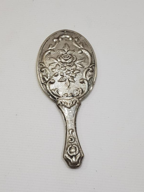 ANTİKA GÜMÜŞ EL AYNASI