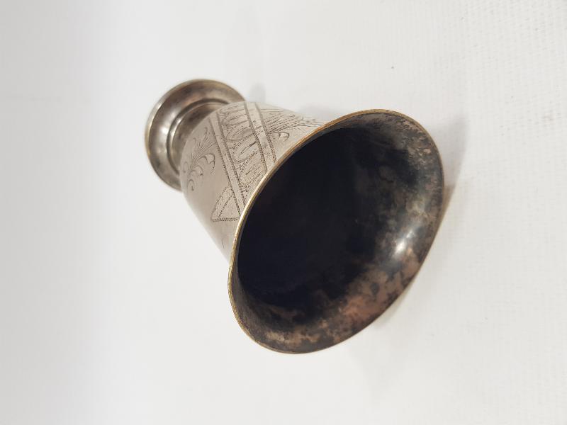 ANTİKA GÜMÜŞ KAPLAMA KADEH