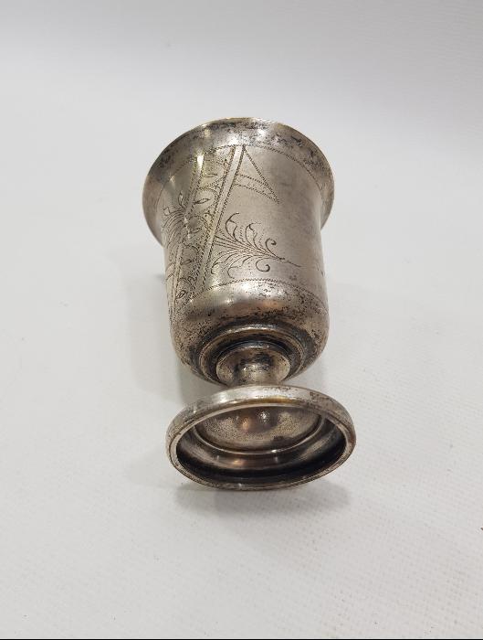 ANTİKA GÜMÜŞ KAPLAMA KADEH