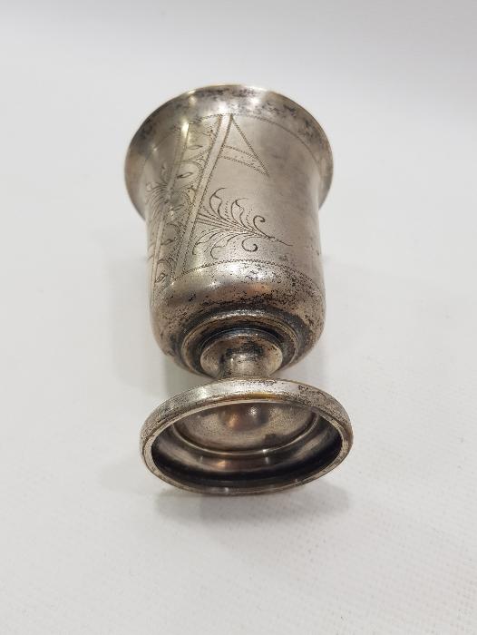 ANTİKA GÜMÜŞ KAPLAMA KADEH