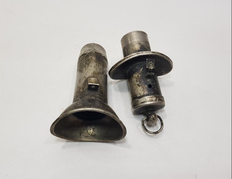 ANTİKA GÜMÜŞ KAPLAMA TRENCİ DÜDÜĞÜ