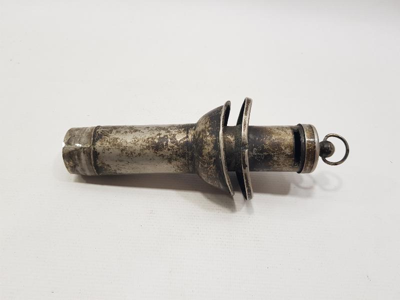 ANTİKA GÜMÜŞ KAPLAMA TRENCİ DÜDÜĞÜ