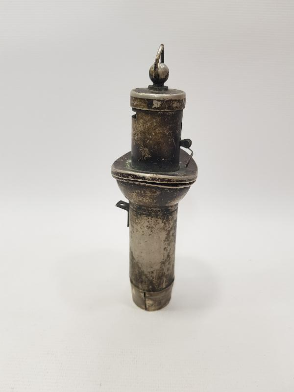 ANTİKA GÜMÜŞ KAPLAMA TRENCİ DÜDÜĞÜ