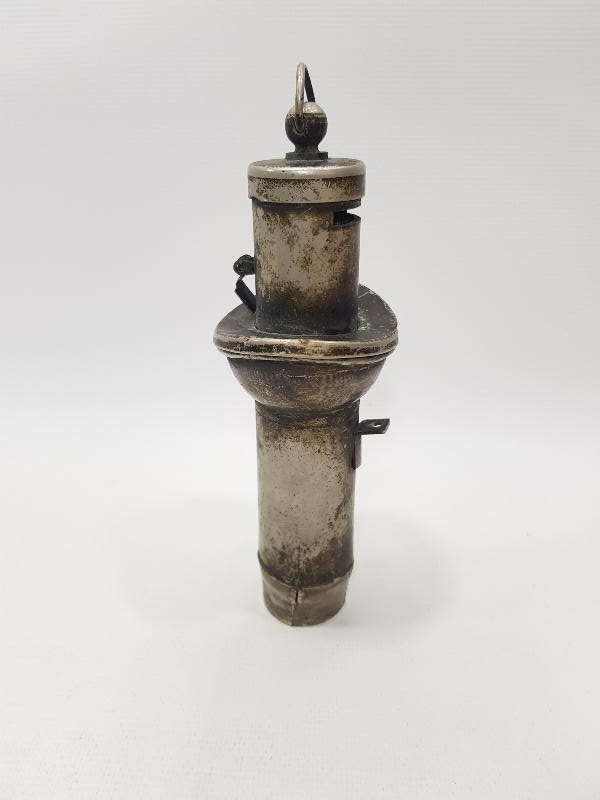 ANTİKA GÜMÜŞ KAPLAMA TRENCİ DÜDÜĞÜ