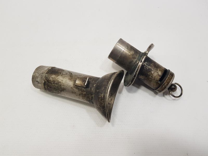 ANTİKA GÜMÜŞ KAPLAMA TRENCİ DÜDÜĞÜ