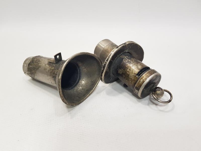 ANTİKA GÜMÜŞ KAPLAMA TRENCİ DÜDÜĞÜ