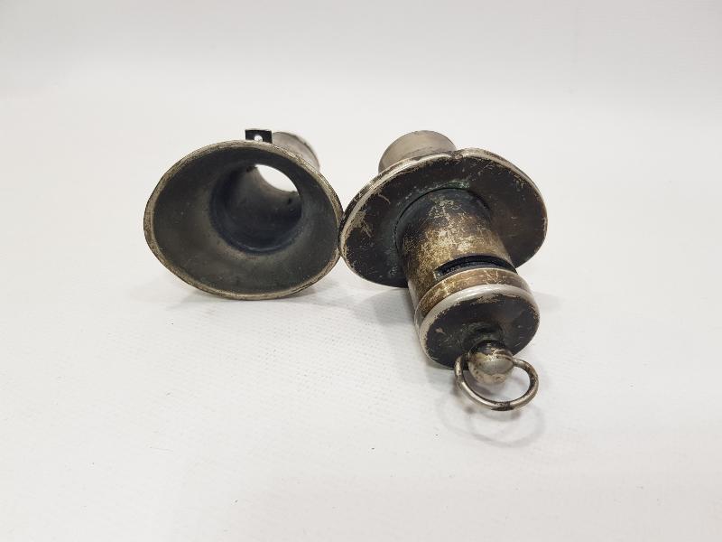 ANTİKA GÜMÜŞ KAPLAMA TRENCİ DÜDÜĞÜ