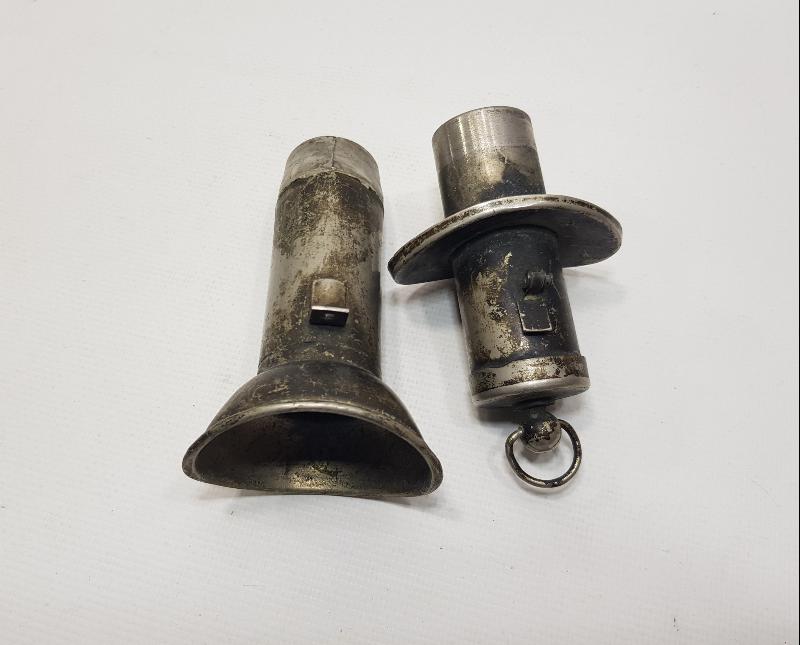 ANTİKA GÜMÜŞ KAPLAMA TRENCİ DÜDÜĞÜ