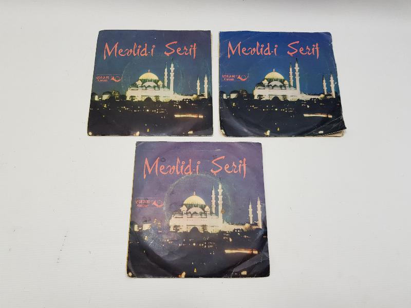 HAFIZ BAYRAM KOCA MEVLİDİ ŞERİF 3 ADET PLAK