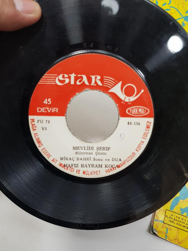 HAFIZ BAYRAM KOCA MEVLİDİ ŞERİF 3 ADET PLAK