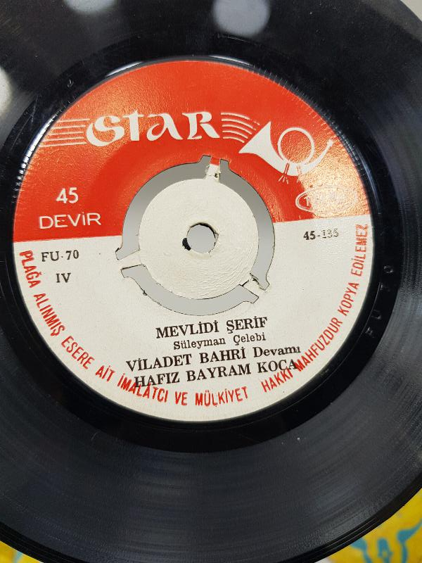 HAFIZ BAYRAM KOCA MEVLİDİ ŞERİF 3 ADET PLAK