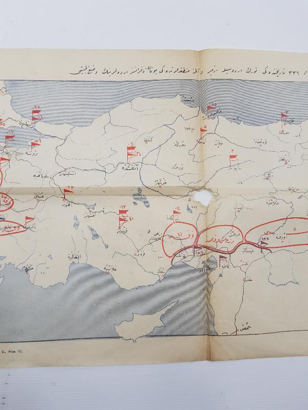 KURTULUŞ SAVAŞI DÖNEMİ TÜRKİYE HARİTASI 