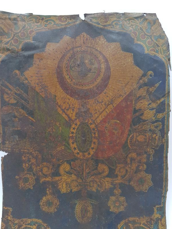 OSMANLI DEVLET ARMALI TENEKE SANDIK ÖNÜ SÜSÜ