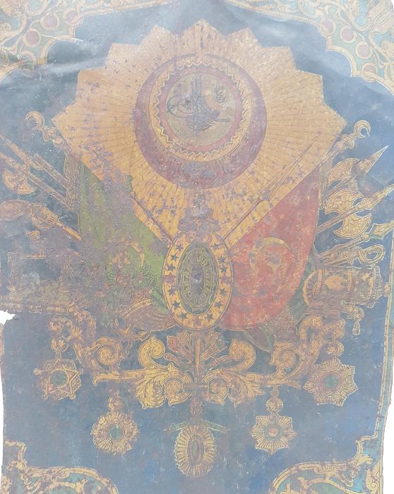 OSMANLI DEVLET ARMALI TENEKE SANDIK ÖNÜ SÜSÜ