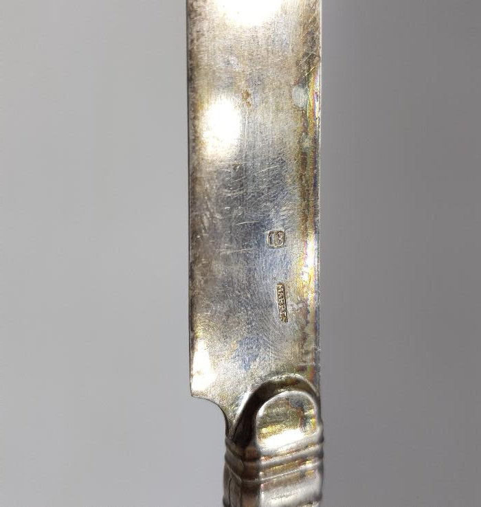 OSMANLI DÖNEMİ FİL DİŞİ SAPLI GÜMÜŞ HATTAT BIÇAĞI