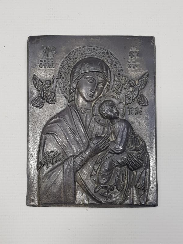 OSMANLI DÖNEMİ HZ MERYEM VE HZ İSA GÖRSELLİ İKONA