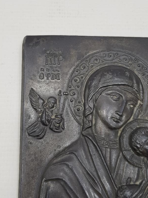 OSMANLI DÖNEMİ HZ MERYEM VE HZ İSA GÖRSELLİ İKONA