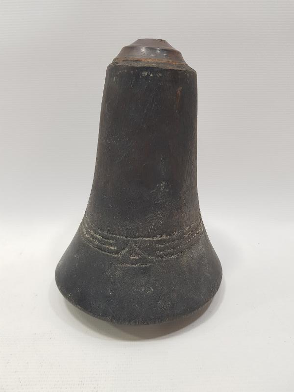 OSMANLI DÖNEMİ NADİR FORMDA AHŞAP BARUTLUK