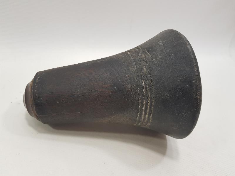 OSMANLI DÖNEMİ NADİR FORMDA AHŞAP BARUTLUK