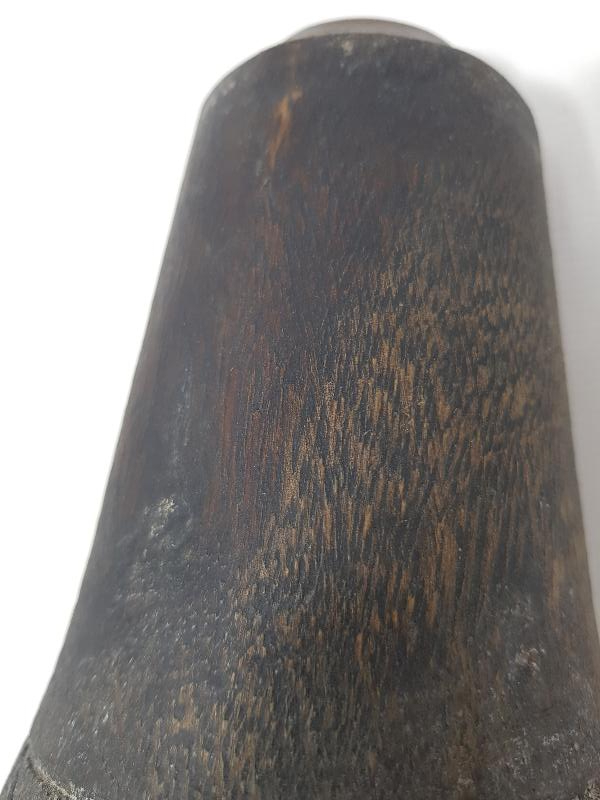 OSMANLI DÖNEMİ NADİR FORMDA AHŞAP BARUTLUK