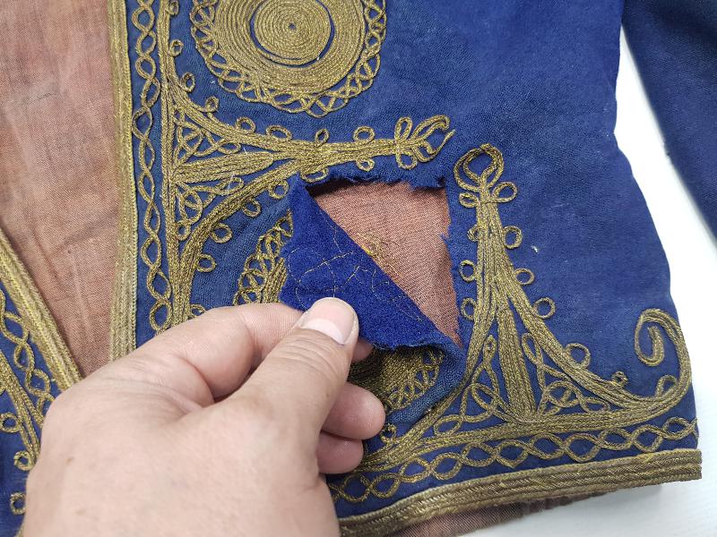 OSMANLI DÖNEMİ SIRMA İŞÇİLİKLİ CEPKEN 