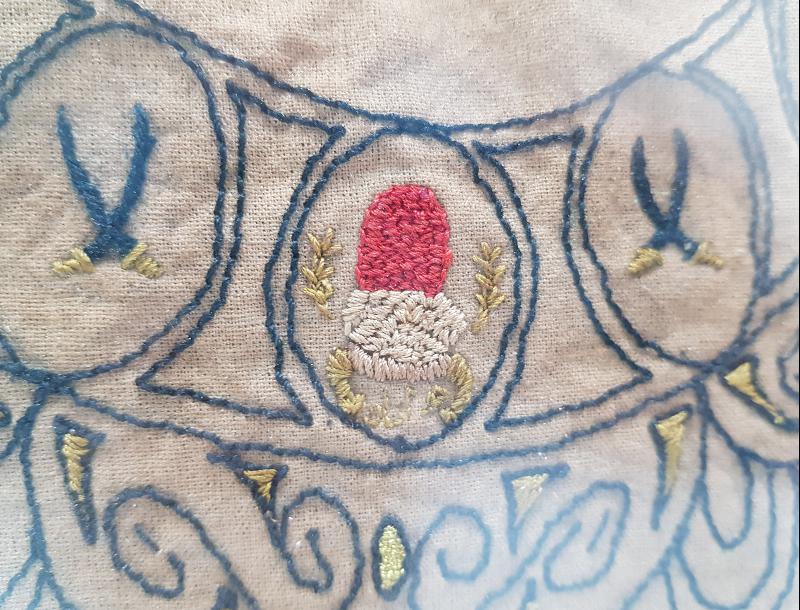 TEKKE İŞİ DERVİŞ SİKKELİ, OSMANLI DEVLET ARMALI VE TUĞRALI DUVAR PANOSU