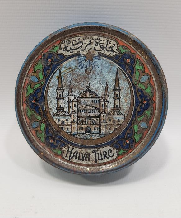 OSMANLI DÖNEMİ TÜRK HELVASI TENEKE KUTU