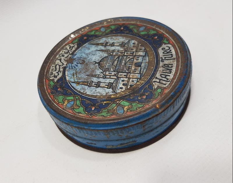 OSMANLI DÖNEMİ TÜRK HELVASI TENEKE KUTU