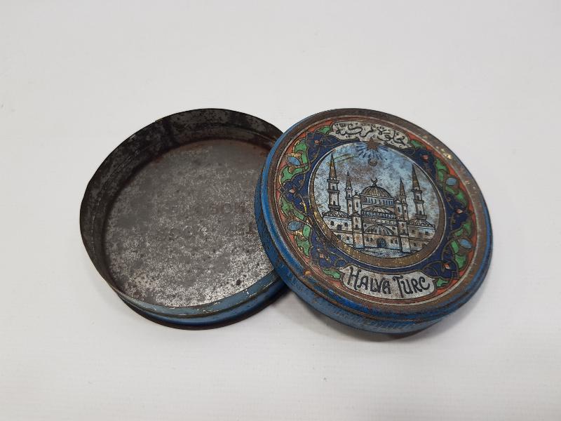 OSMANLI DÖNEMİ TÜRK HELVASI TENEKE KUTU