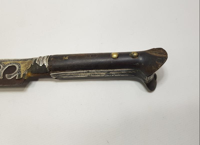 OSMANLI DÖNEMİ USTA DAMGALI VE YAZILI YENİÇERİ KILICI