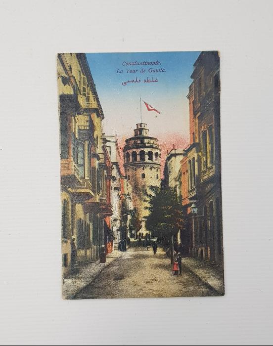 OSMANLI KARTPOSTAL: GALATA KULESİ