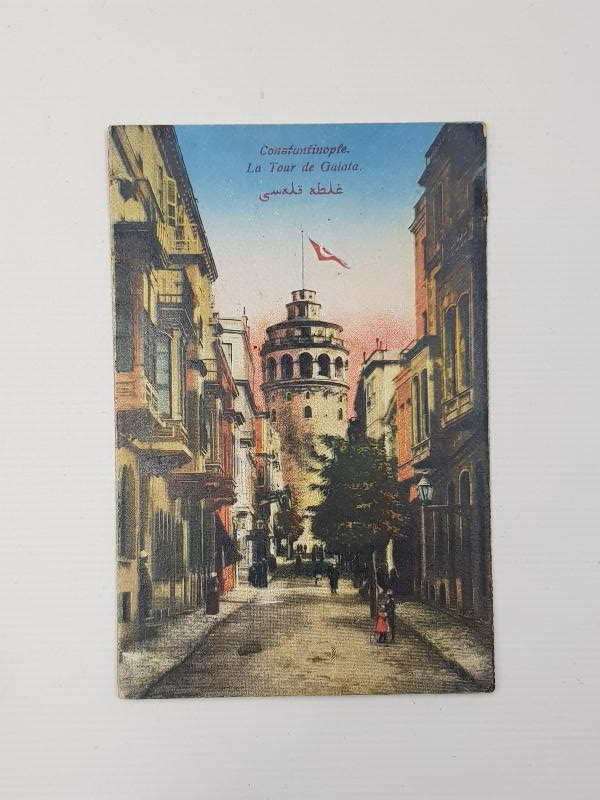 OSMANLI KARTPOSTAL: GALATA KULESİ