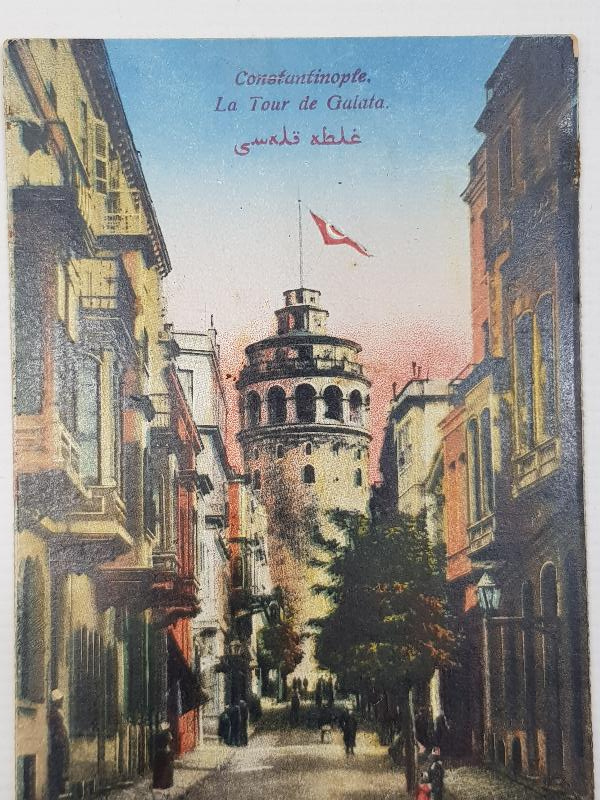 OSMANLI KARTPOSTAL: GALATA KULESİ