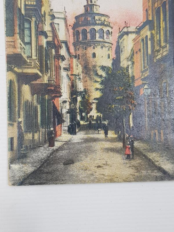 OSMANLI KARTPOSTAL: GALATA KULESİ