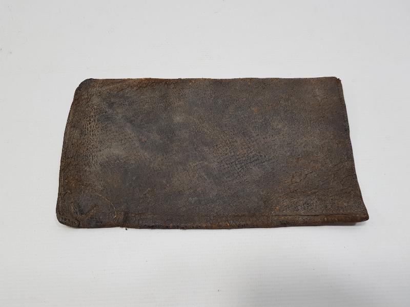 OSMANLICA VE FRANSIZCA UNION HAYAT SİGORTASI KUMPANYASI YAZILI DERİ CÜZDAN