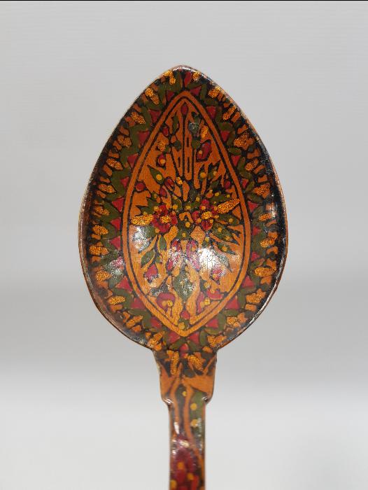 ÜZERİ OSMANLICA YAZILI AHŞAP KAŞIK