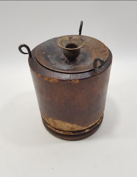 OSMANLICA BÜYÜK MEKTEP YAZILI 1860 TARİHLİ AHŞAP MUMLUK