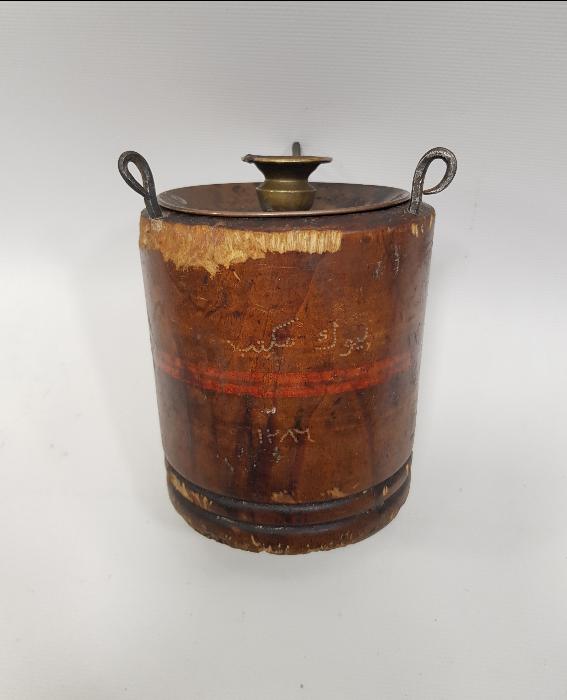 OSMANLICA BÜYÜK MEKTEP YAZILI 1860 TARİHLİ AHŞAP MUMLUK