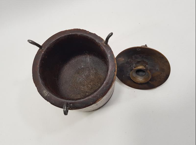 OSMANLICA BÜYÜK MEKTEP YAZILI 1860 TARİHLİ AHŞAP MUMLUK