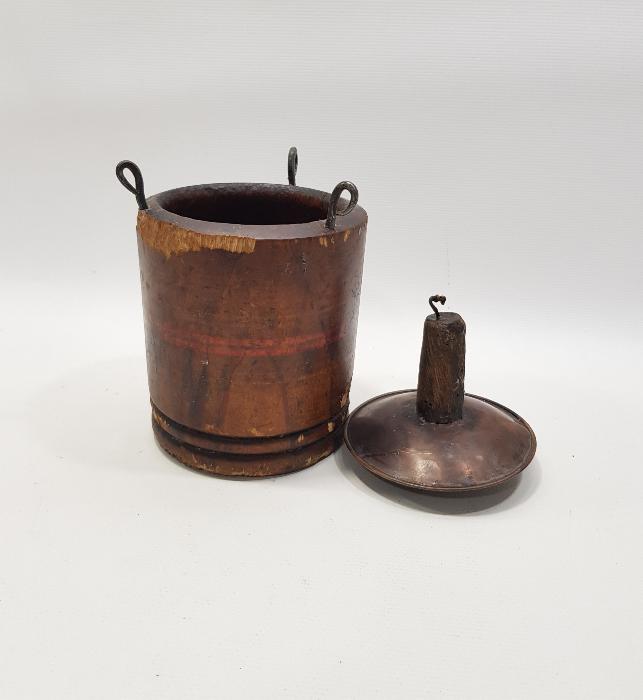 OSMANLICA BÜYÜK MEKTEP YAZILI 1860 TARİHLİ AHŞAP MUMLUK