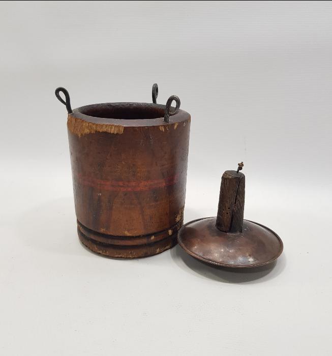 OSMANLICA BÜYÜK MEKTEP YAZILI 1860 TARİHLİ AHŞAP MUMLUK