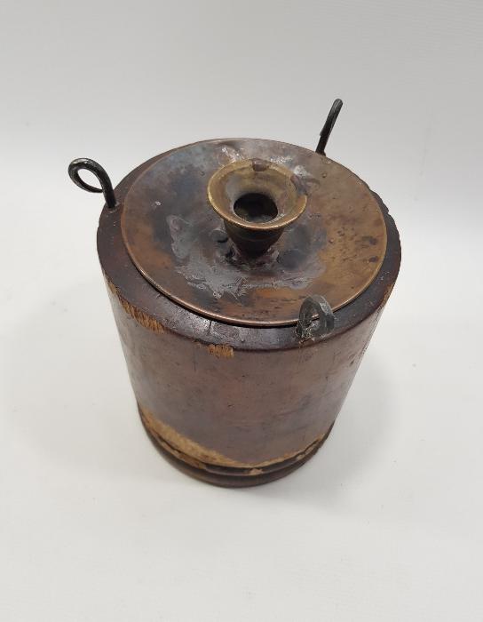 OSMANLICA BÜYÜK MEKTEP YAZILI 1860 TARİHLİ AHŞAP MUMLUK