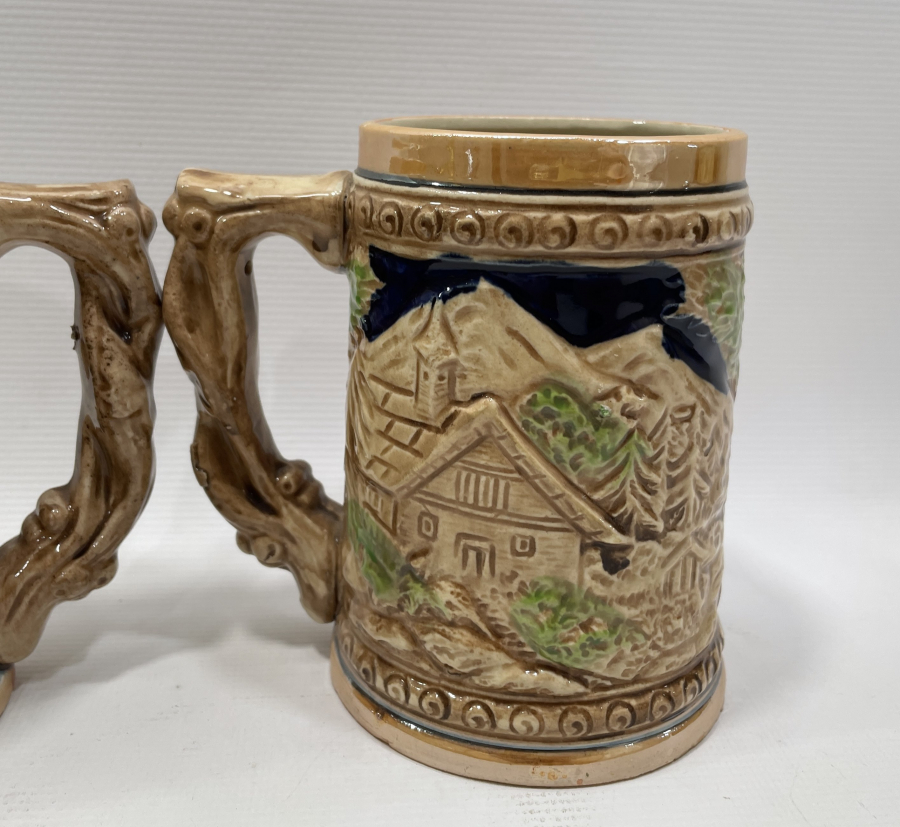 ANTİKA ÇİFT TANKART - BİRA BARDAĞI