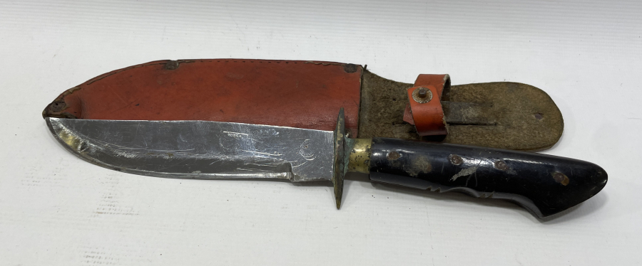 BOYNUZ SAPLI ÖZEL YAPIM BURSA İŞİ AVCI BIÇAĞI - GEYİK BIÇAĞI