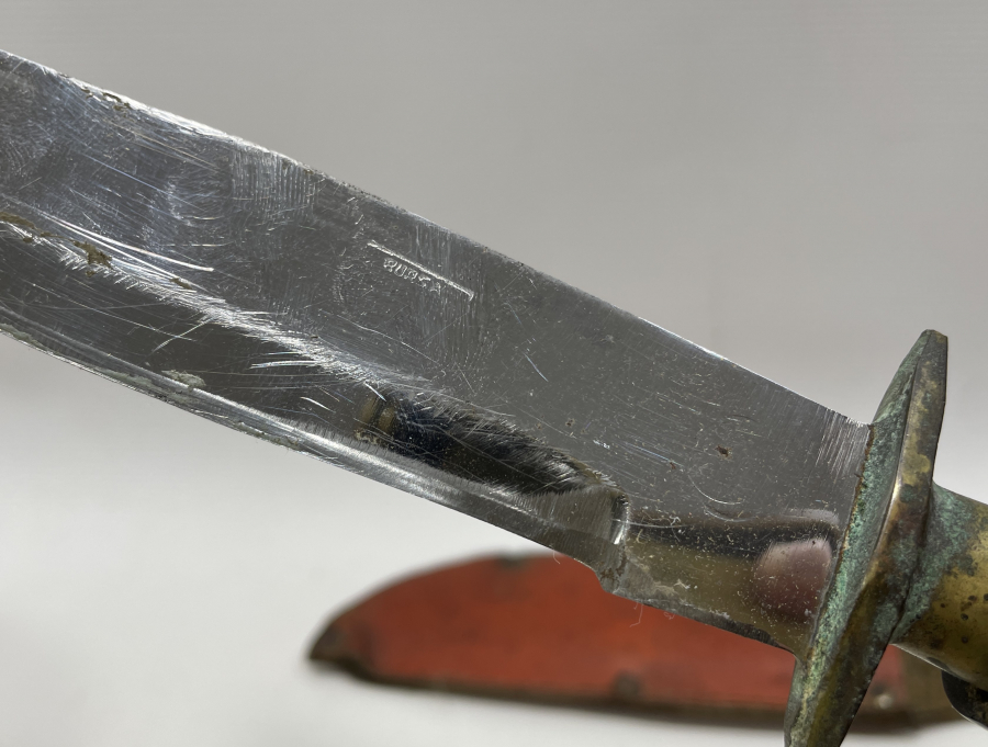 BOYNUZ SAPLI ÖZEL YAPIM BURSA İŞİ AVCI BIÇAĞI - GEYİK BIÇAĞI