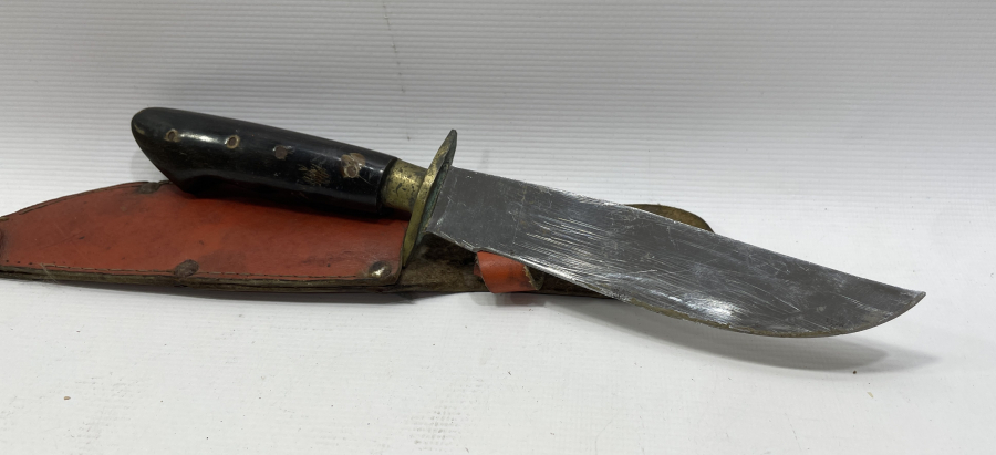 BOYNUZ SAPLI ÖZEL YAPIM BURSA İŞİ AVCI BIÇAĞI - GEYİK BIÇAĞI