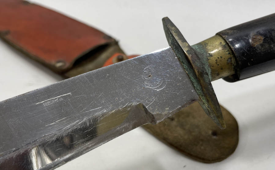 BOYNUZ SAPLI ÖZEL YAPIM BURSA İŞİ AVCI BIÇAĞI - GEYİK BIÇAĞI