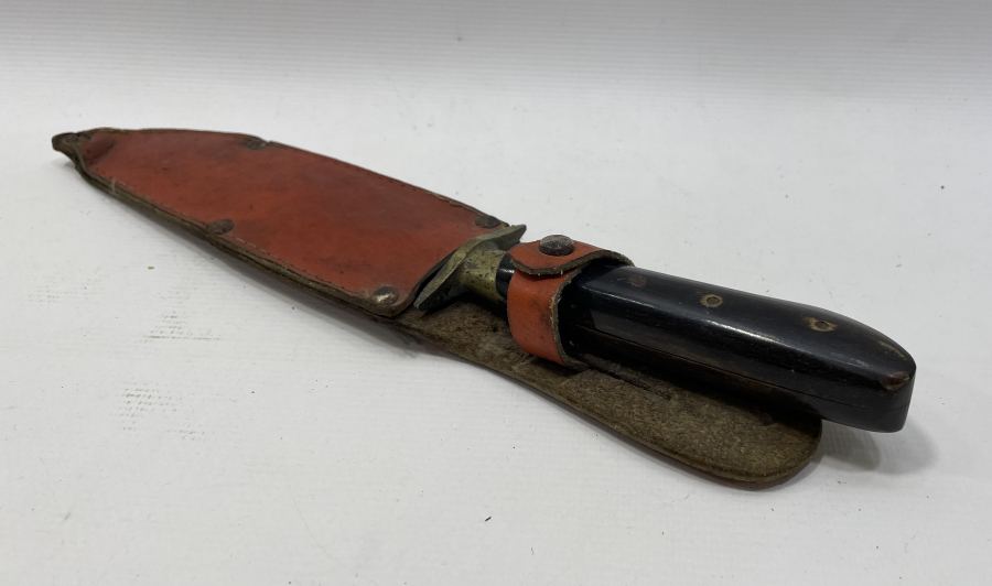 BOYNUZ SAPLI ÖZEL YAPIM BURSA İŞİ AVCI BIÇAĞI - GEYİK BIÇAĞI